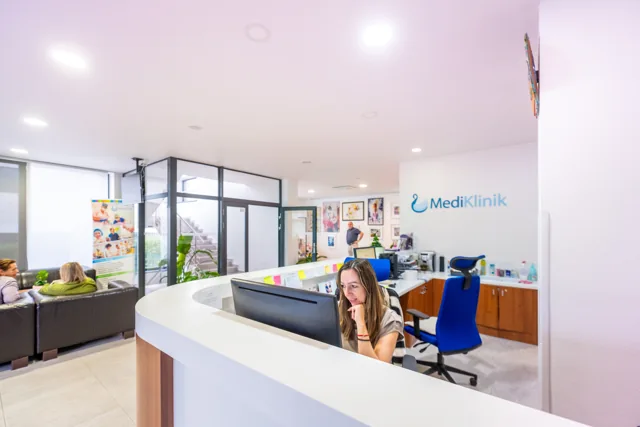 Recepcia MediKlinik Most pri Bratislave